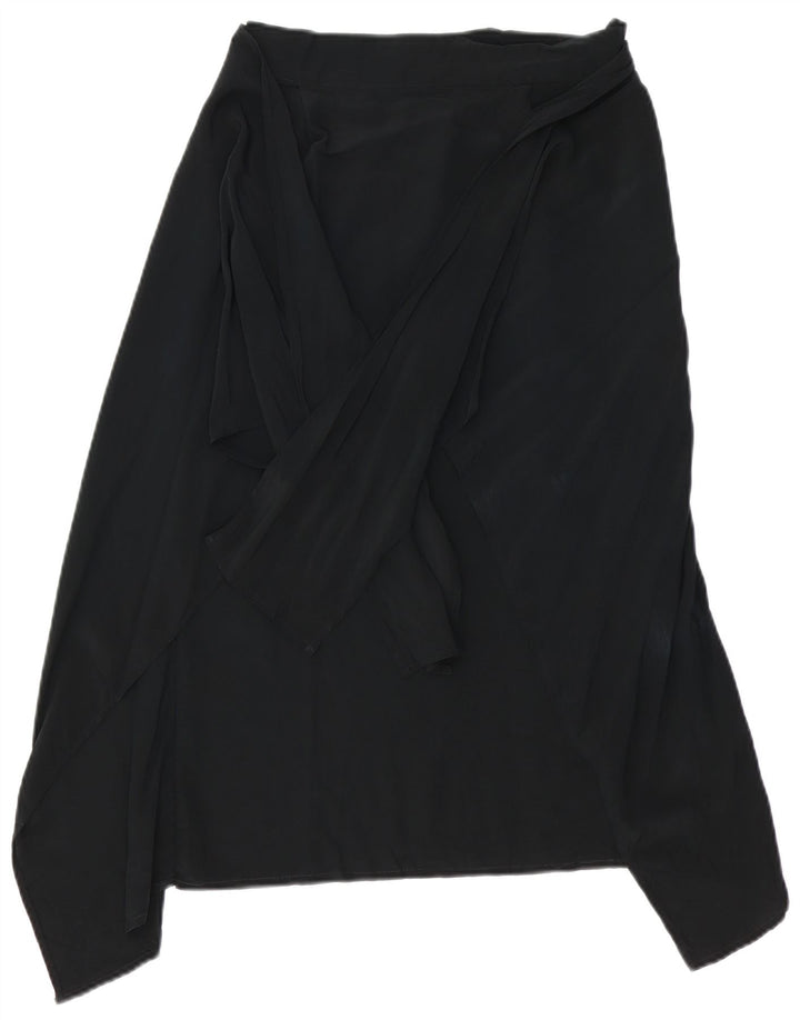 MAX MARA ženska pianoforte asimetrična suknja na omot IT 40 mala W28 crna