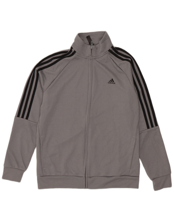 Adidas Boys Aeroready trenirka gornja jakna 13-14 godina siva poliester