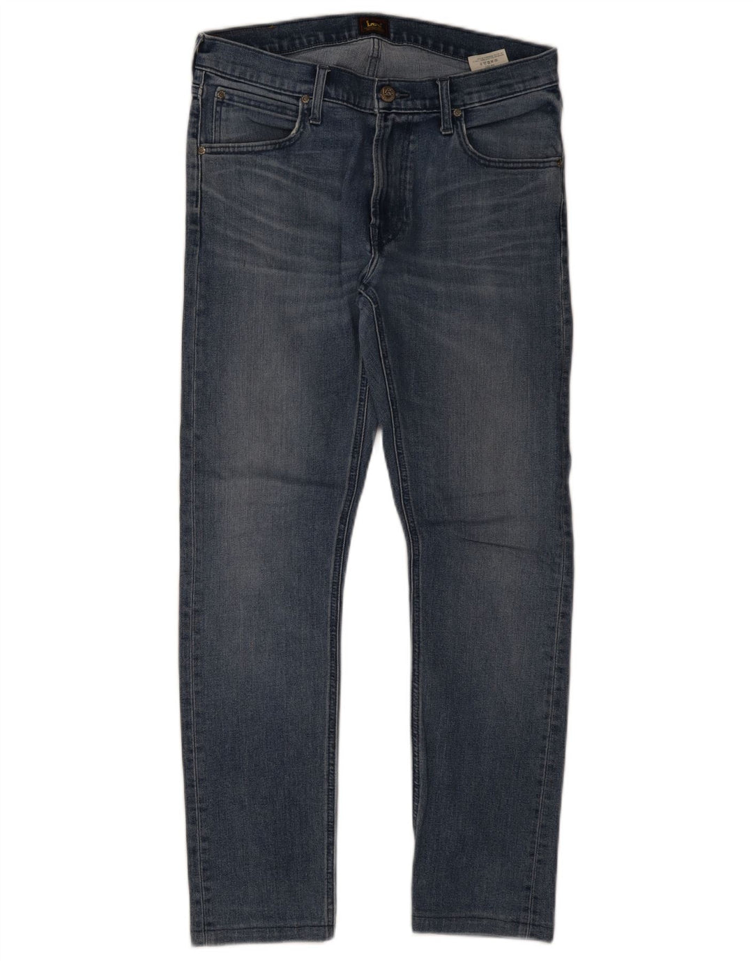 Lee Mens Luke Slim Jeans W32 L32 Plavi pamuk