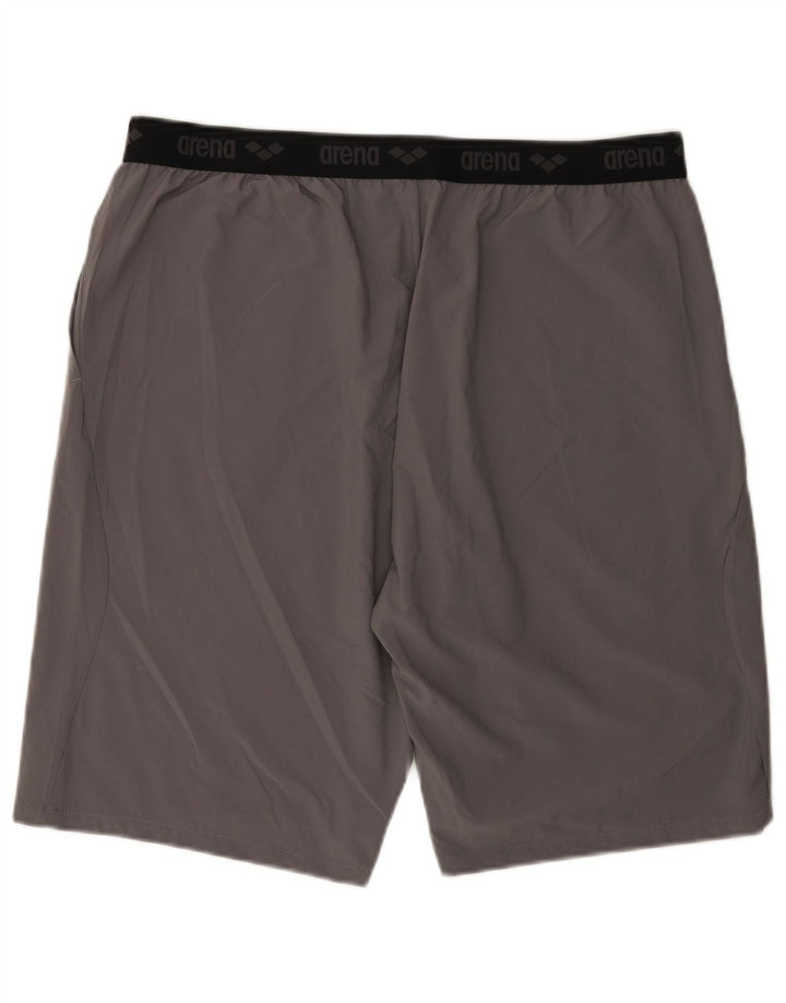 Arena muške sportske kratke hlače 2XL sivi poliester