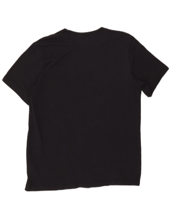 Nike Dri Fit T-Shirt Top srednji crni pamuk