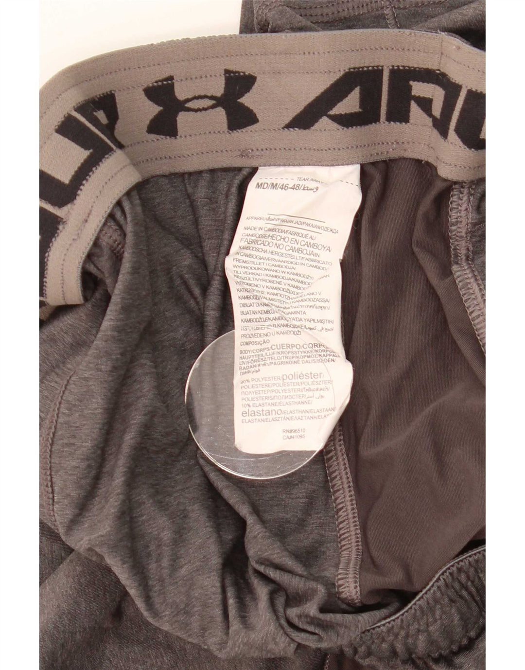 Under Armour muške sportske kratke hlače srednje sive boje od poliestera