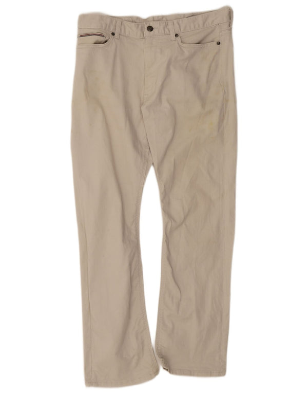 Marks & Spencer muške ležerne hlače Bootcut W32 L29 bež pamuk