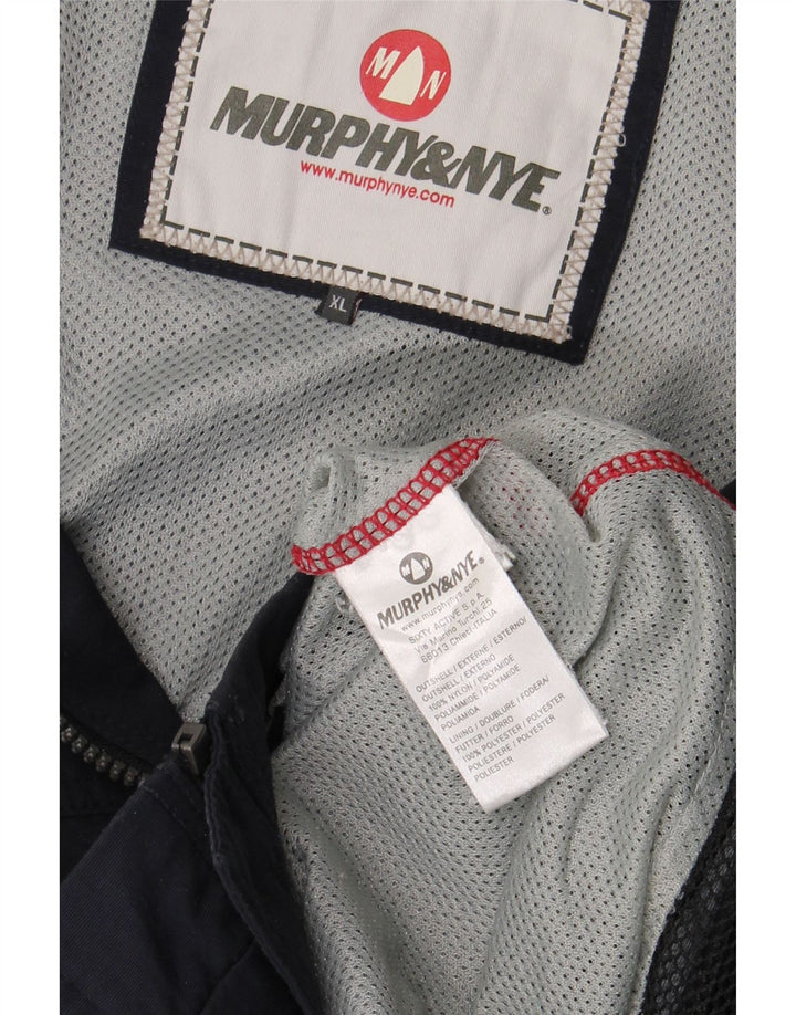 Murphy & Nye muška kišna jakna UK 42 XL tamnoplavi najlon