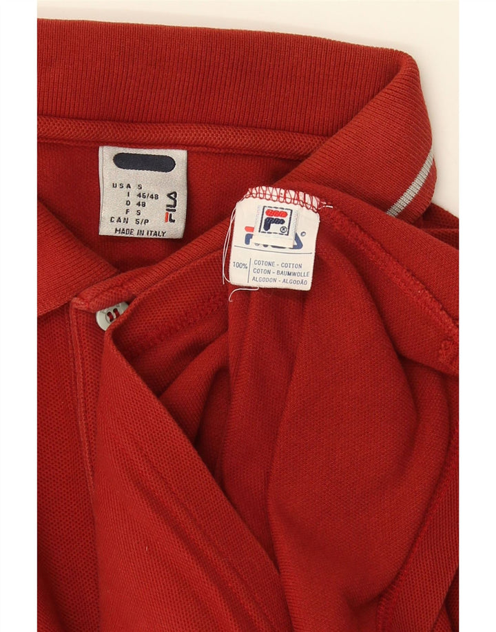 Fila muška polo majica mala crvena pamuk