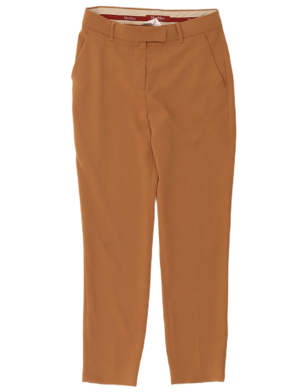 Max Mara ženske kratke hlače UK 8 male W30 L25 bež acetat