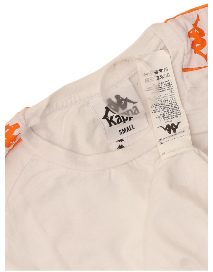 Kappa Ženska majica kratkih rukava s grafičkim motivima UK 10 Mali bijeli pamuk