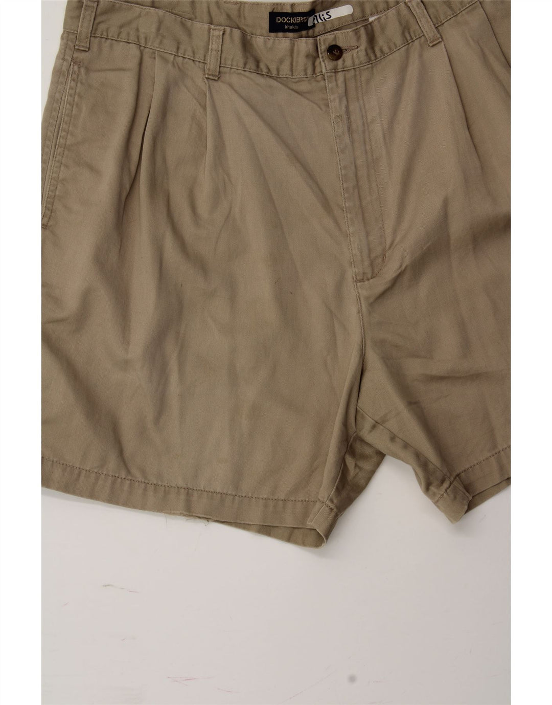 DOCKERS Womens Khakis Pegged Chino Shorts W36 XL Beige Vintage Dockers and Second-Hand Dockers from Messina Hembry 