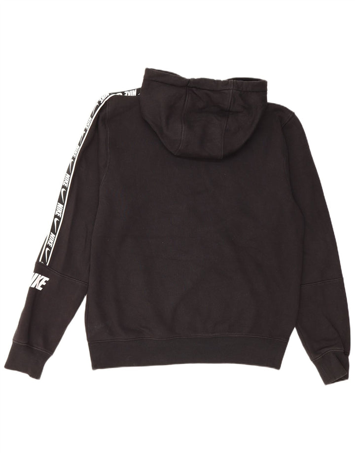 Nike muška majica s kapuljačom s kapuljačom standardnog kroja srednje crne boje
