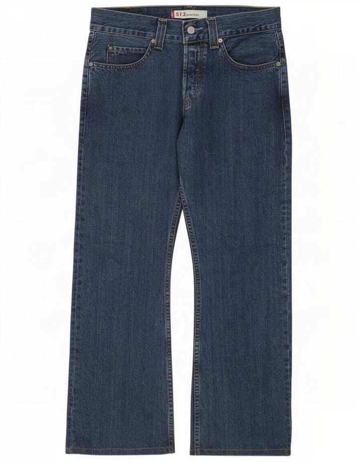 Levi's muške 512 Bootcut traperice W30 L30 plavi pamuk
