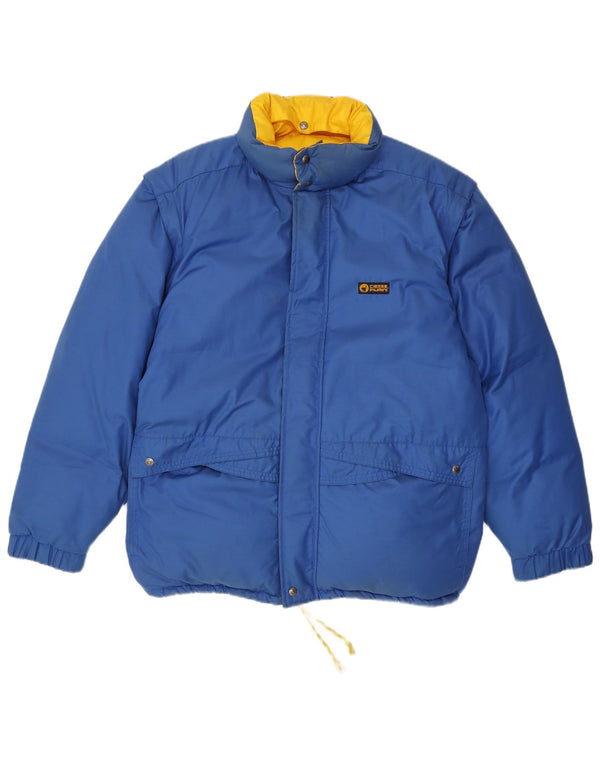 Ciesse Piumini muška podstavljena jakna s kapuljačom UK 42 XL Blue Colourblock