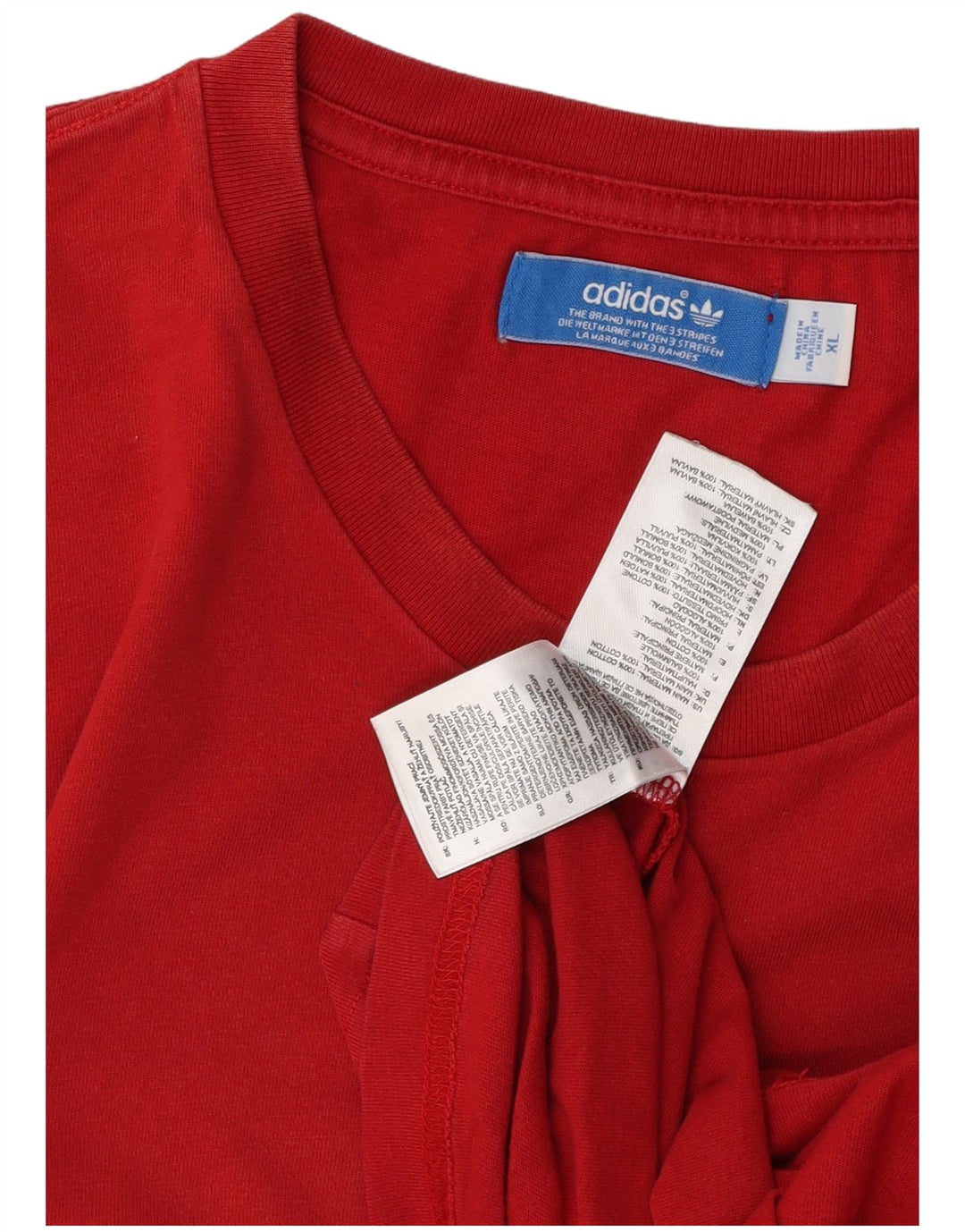 Adidas muška majica s grafičkim motivima XL, crveni pamuk
