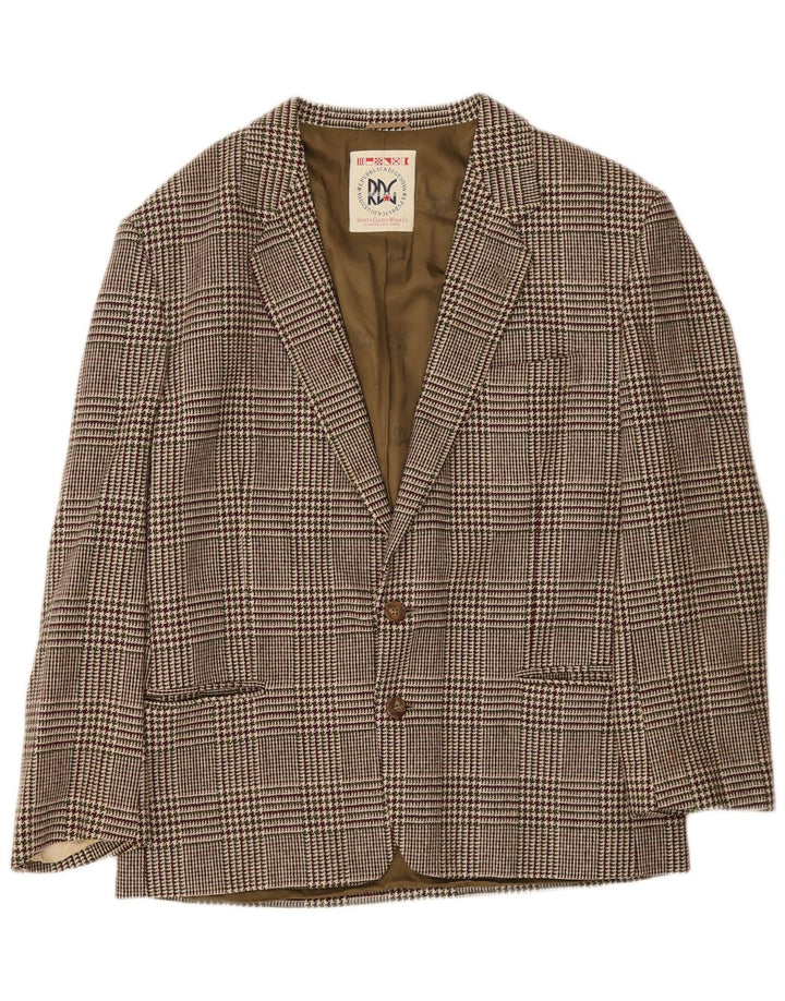 Vintage muški blejzer jakna IT 52 XL bordo vunena ptičica