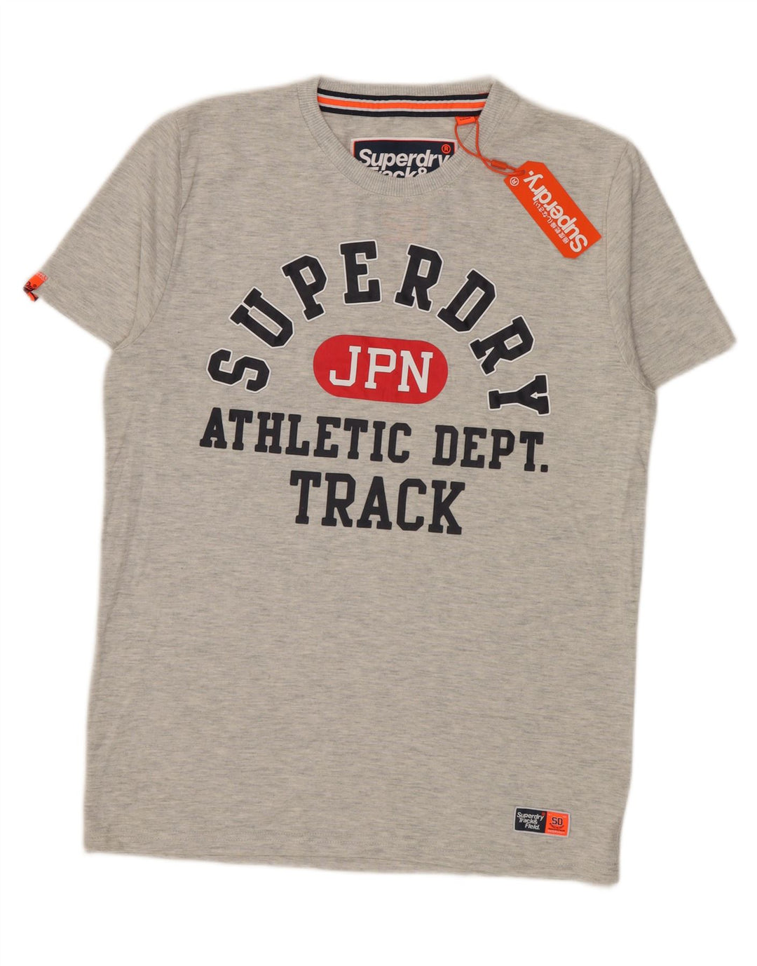 Superdry muška majica kratkih rukava s grafičkim motivima, veliki sivi pamuk