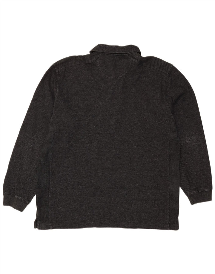 IZOD muška polo majica dugih rukava XL crni pamuk