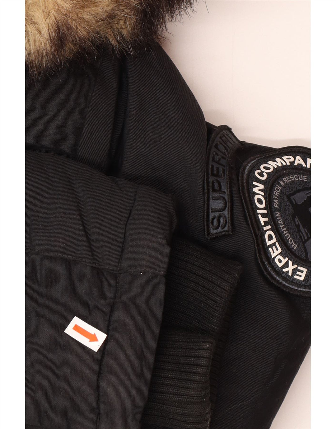Superdry ženska parka jakna UK 12 srednje crna zimska