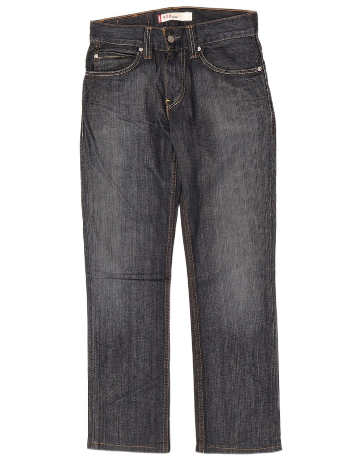 Levi's ženske 511 uske traperice W30 L29 tamnoplavi pamuk