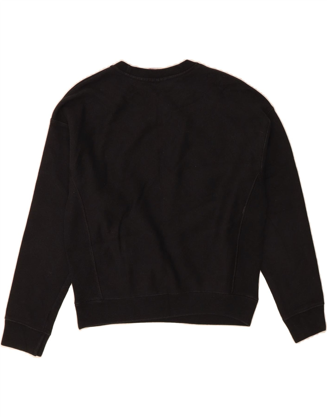 CHAMPION Womens Sweatshirt Jumper UK 14 Medium Black Cotton Vintage Champion and Second-Hand Champion from Messina Hembry 