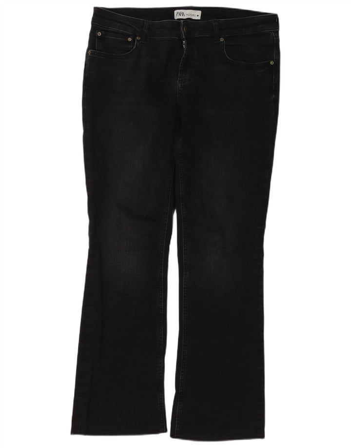 Ženske traperice Zara Bootcut EU 42 Large W32 L29 crne