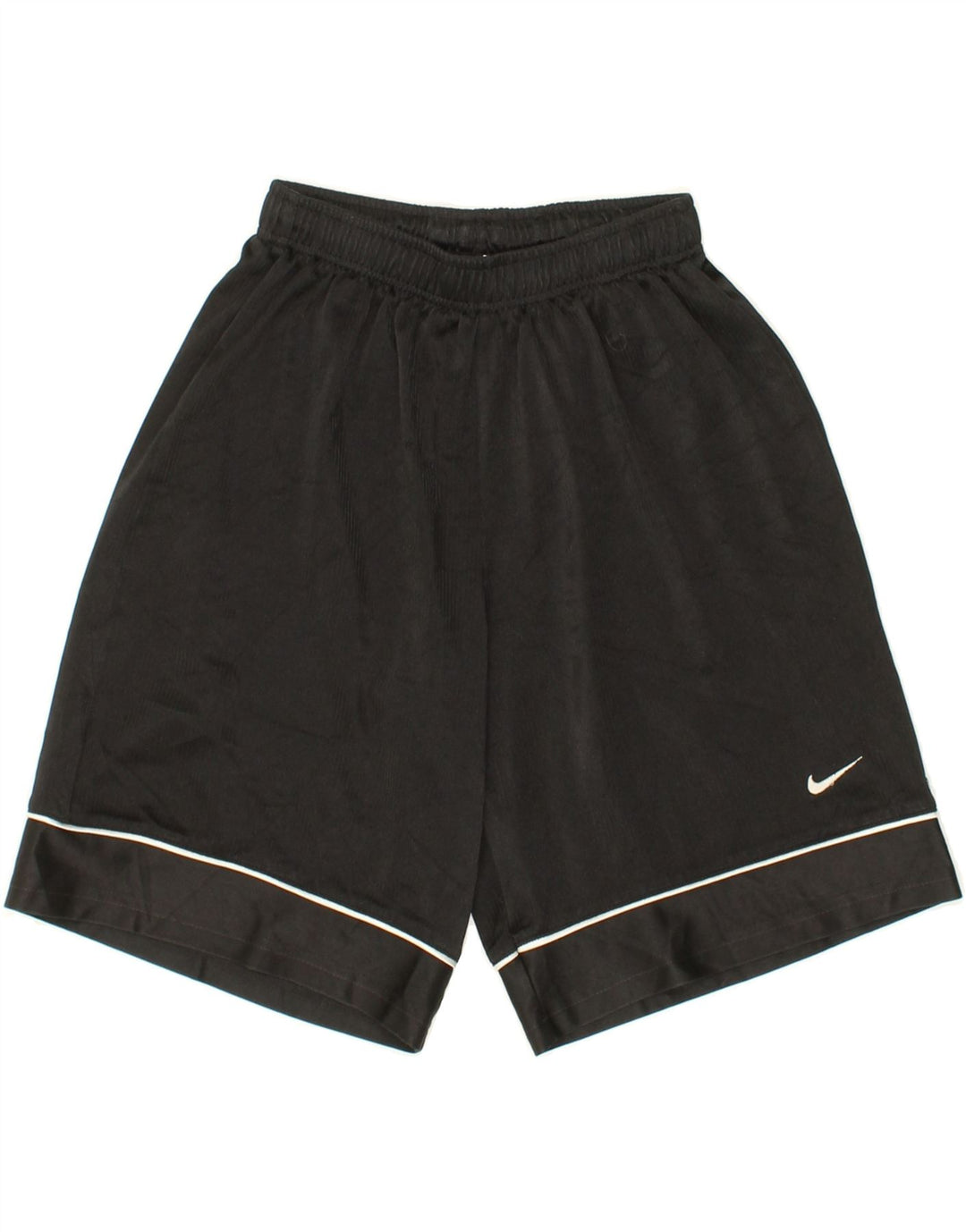 NIKE Boys Sport Shorts 10-11 Years Medium Black Polyester Vintage Nike and Second-Hand Nike from Messina Hembry 