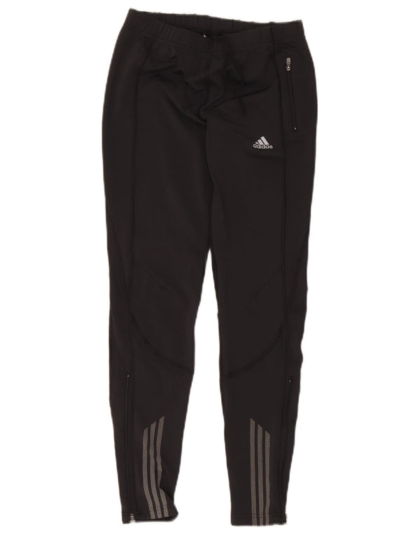 Adidas Ženske Climacool Trenirke Hlače UK 14 Srednji crni poliester