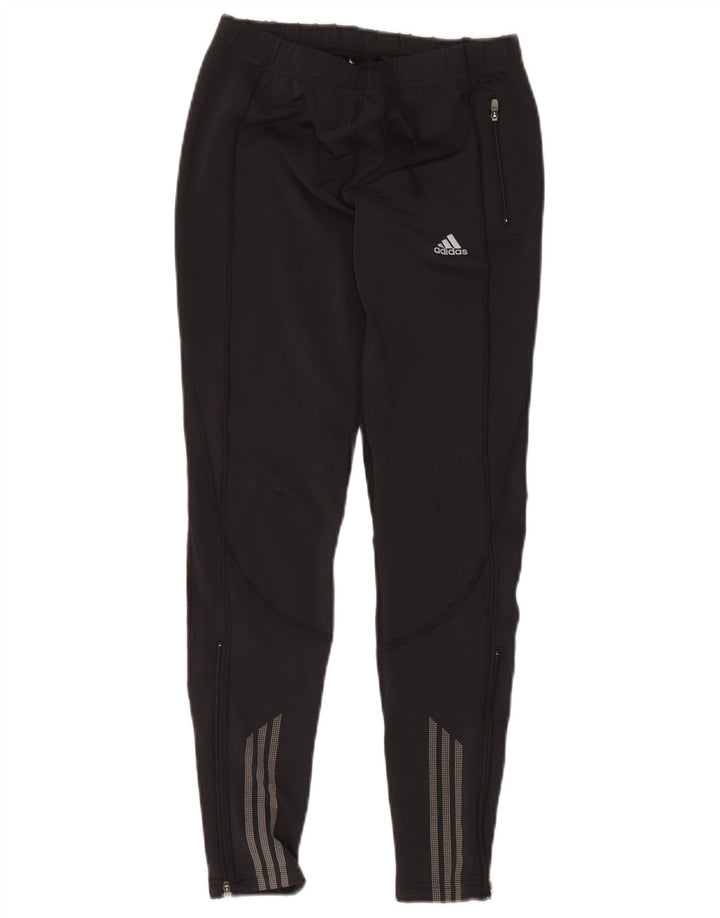 Adidas Ženske Climacool Trenirke Hlače UK 14 Srednji crni poliester