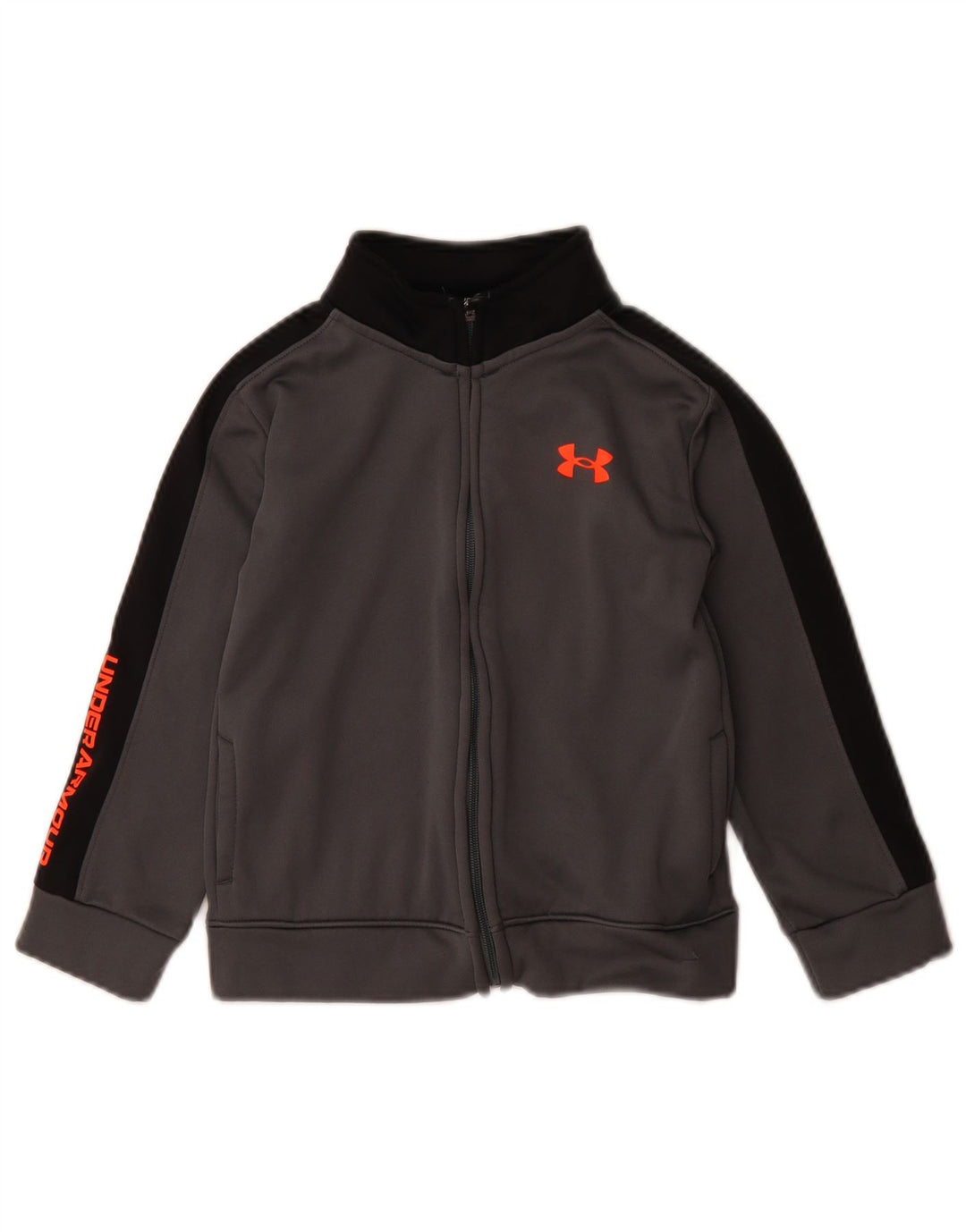 Gornja jakna trenirke Under Armour za dječake 5-6 godina u sivoj boji
