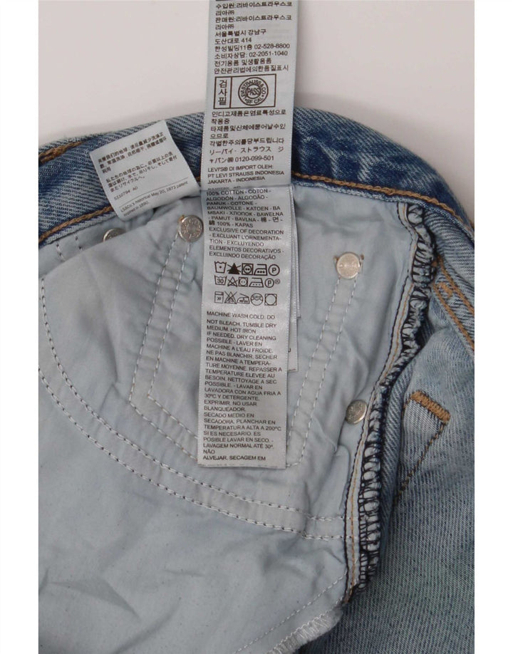 Levi's ženske traperice s otkinutim čizmama W29 L33, plavi pamuk