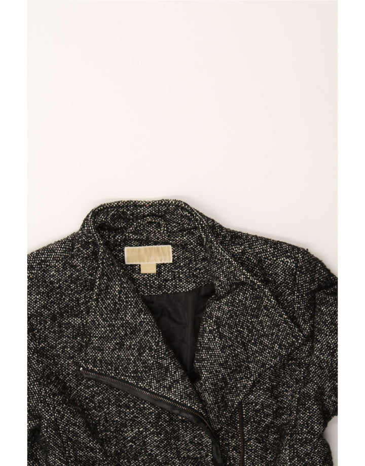 MICHAEL KORS Womens Overcoat UK 14 Medium  Black Wool Vintage Michael Kors and Second-Hand Michael Kors from Messina Hembry 