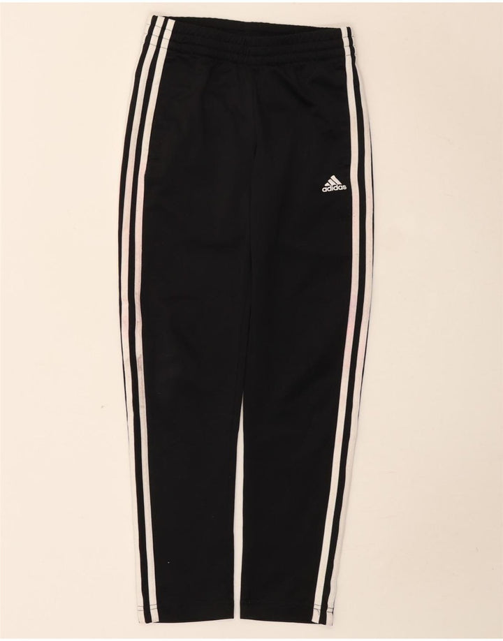 Adidas Hlače za trenirku za dječake 9-10 godina crne poliesterske