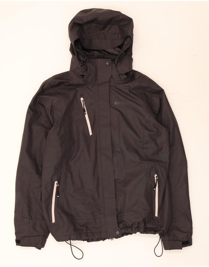 Mountain Warehouse ženska kišna jakna s kapuljačom UK 16 veliki crni poliester
