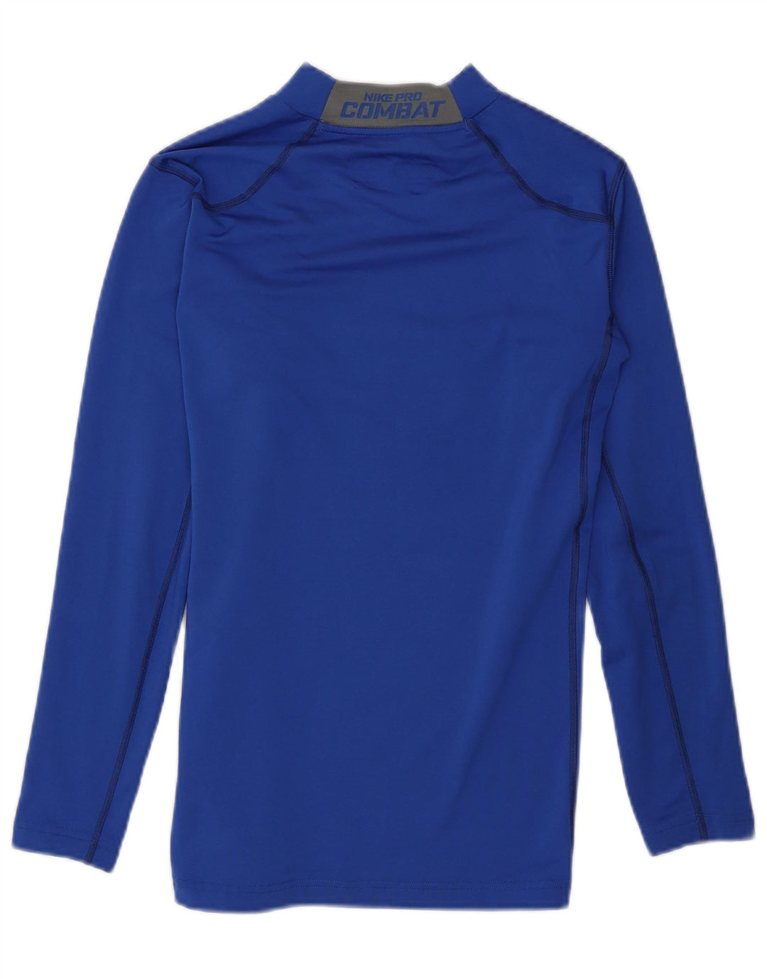 Nike Dri Fit majica s dugim rukavima srednje plave boje od poliestera