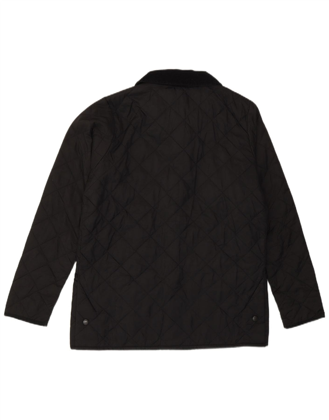 Prošivena prošivena jakna Barbour Boys 12-13 godina XL crni poliester