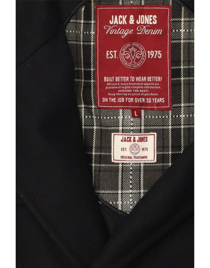 Jack & Jones muški plašt UK 40 veliki crni