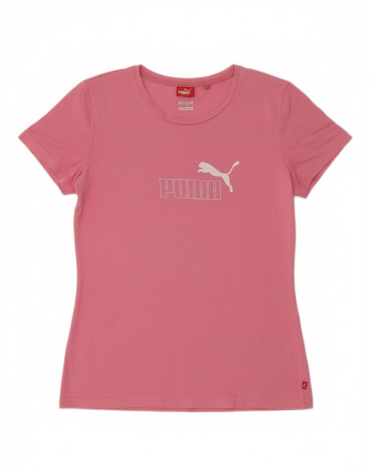 Puma ženska majica kratkih rukava s grafičkim motivima UK 14 srednje ružičasta