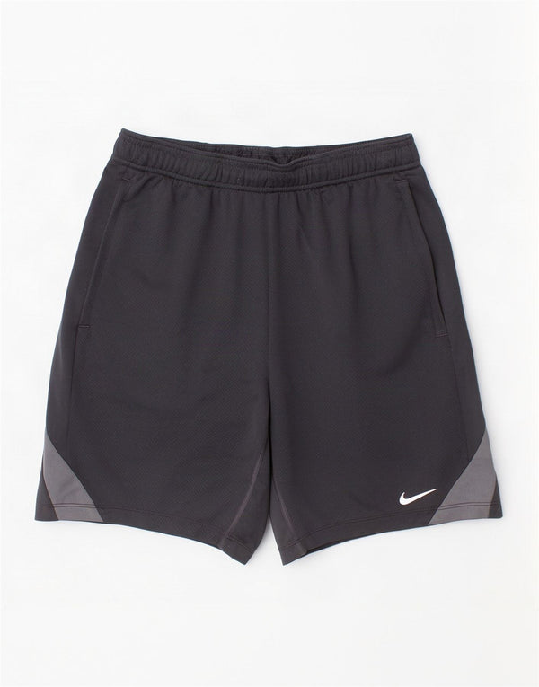Nike Boys Dri Fit Sport Shorts 13-14 Years XL Black Colourblock