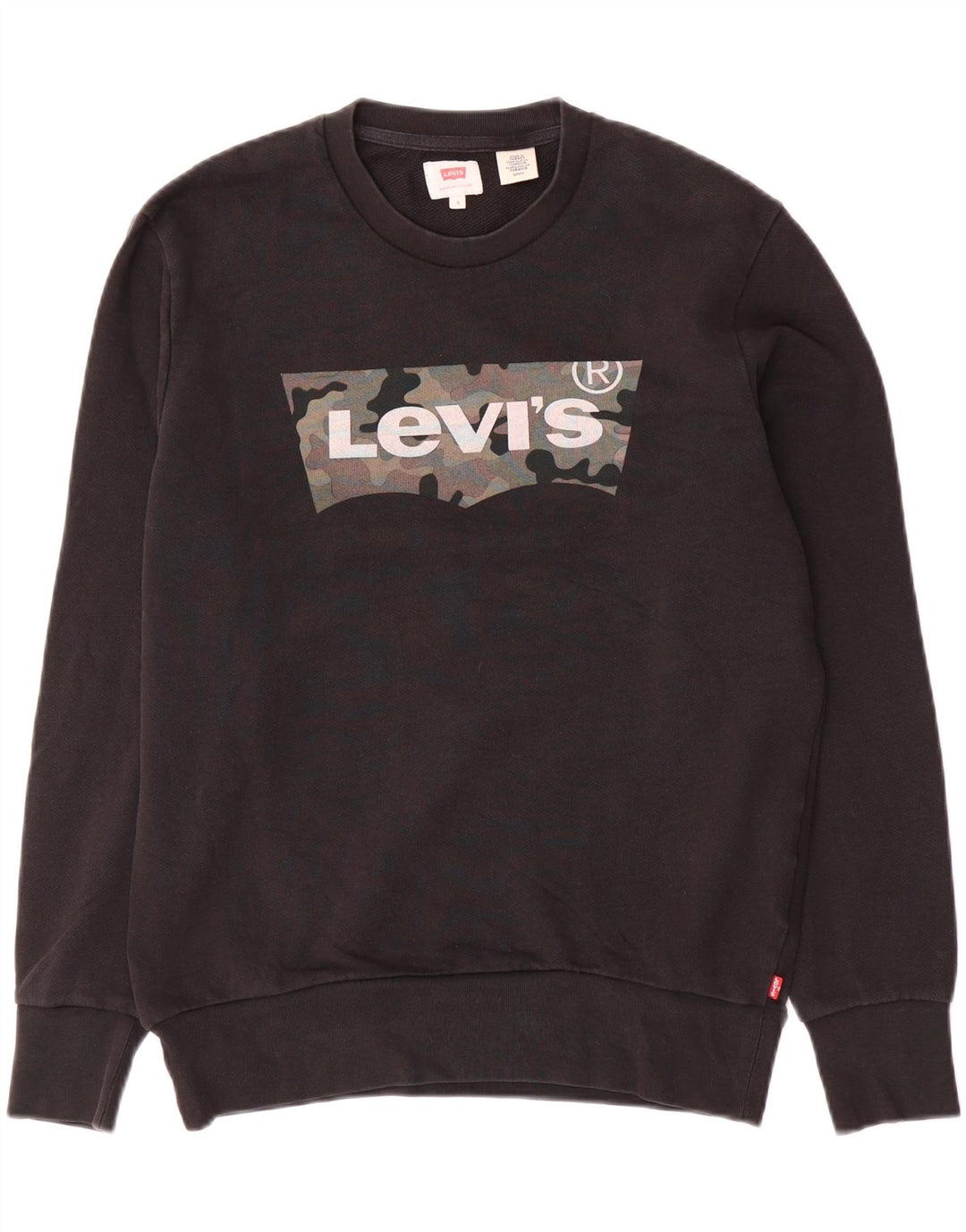 Levi's muška majica s grafičkim motivima, mali crni pamuk
