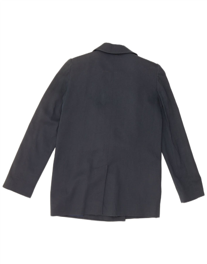 Crveni Valentino ženski sako s jednim gumbom UK 12 Srednje tamnoplavi pamuk