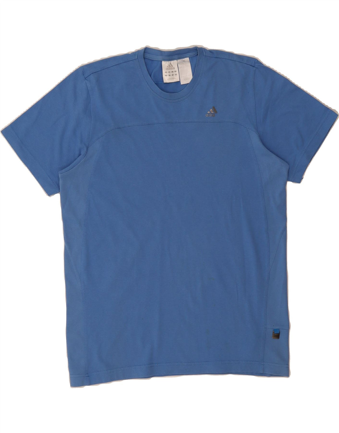 ADIDAS Mens T-Shirt Top Medium Blue Cotton Vintage Adidas and Second-Hand Adidas from Messina Hembry 