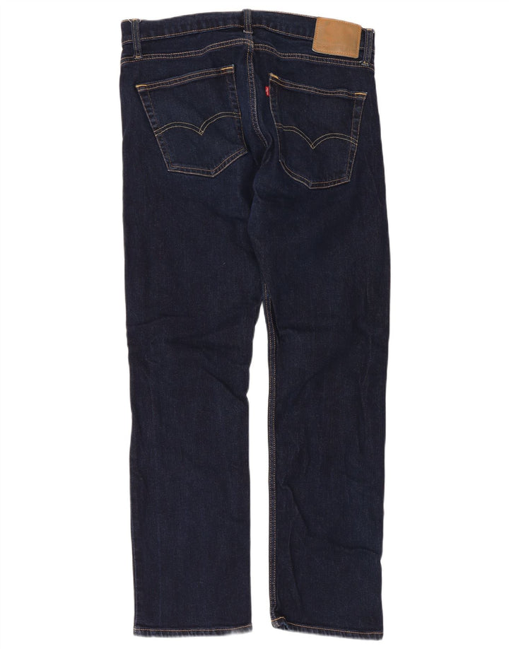 Levi's muške 551 ravne traperice W36 L32 tamnoplavi pamuk