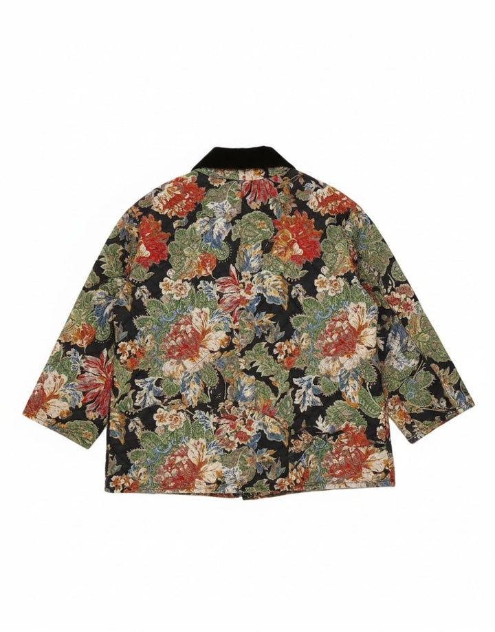 Damart ženska prošivena jakna EU 46/48 XL višebojni cvjetni poliester