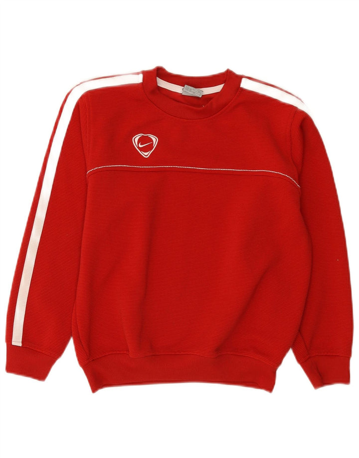 Nike Boys Sweatshirt Džemper 9-10 godina Mali crveni poliester