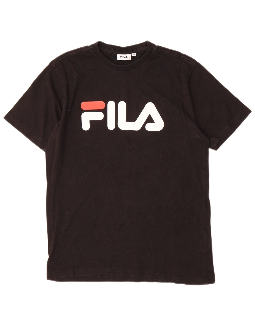 FILA Mens Graphic T-Shirt Top XS Black