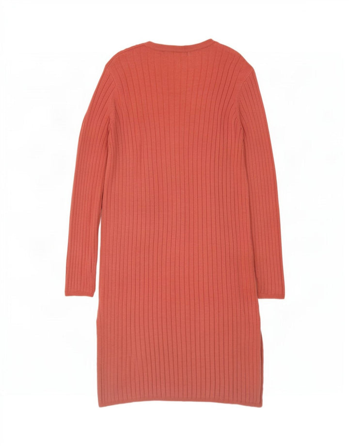 Marks & Spencer ženski otvoreni kardigan pulover UK 10 Small Pink