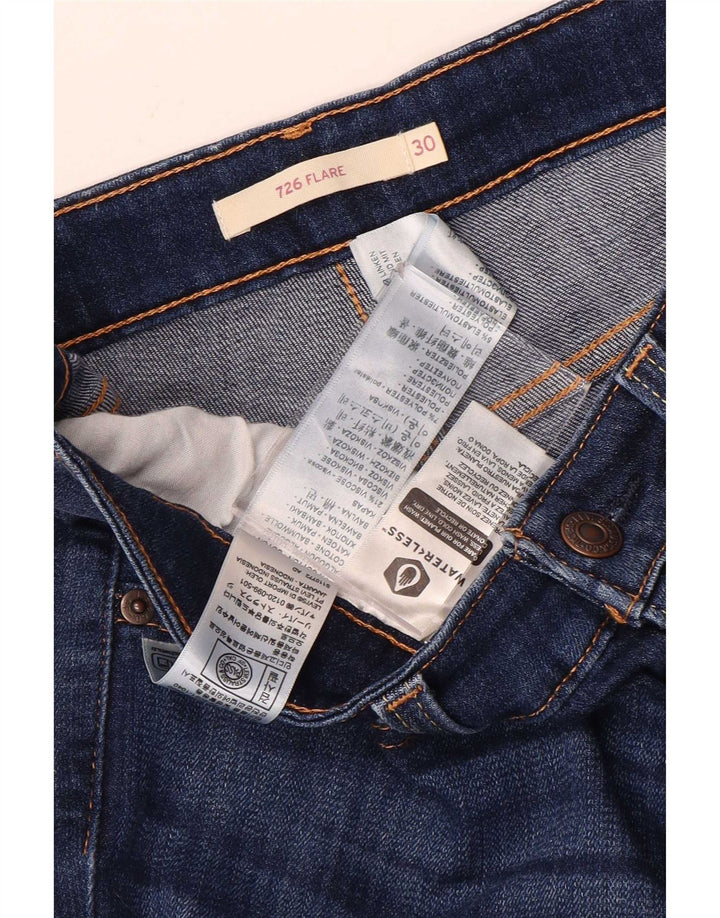 Levi's ženske 726 lepršave traperice W30 L32 plavi pamuk