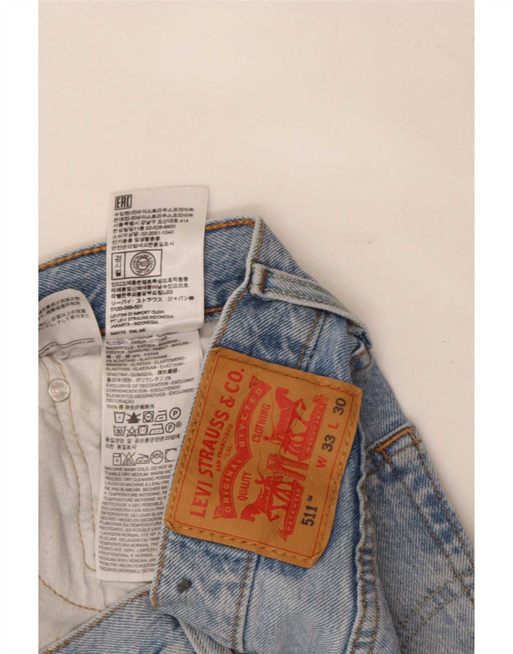 Levi's muške 511 uske traperice W33 L30 plavi pamuk