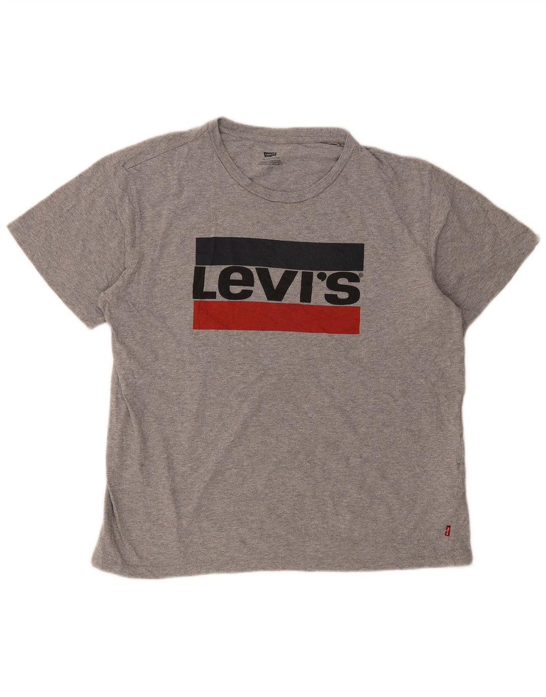 Levi's muška majica kratkih rukava s grafičkim motivima, veliki sivi flekasti pamuk