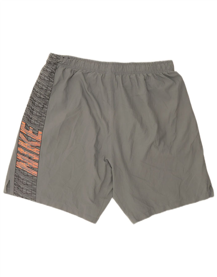 Nike muške kratke sportske hlače Dri Fit Graphic 2XL sivi prugasti poliester