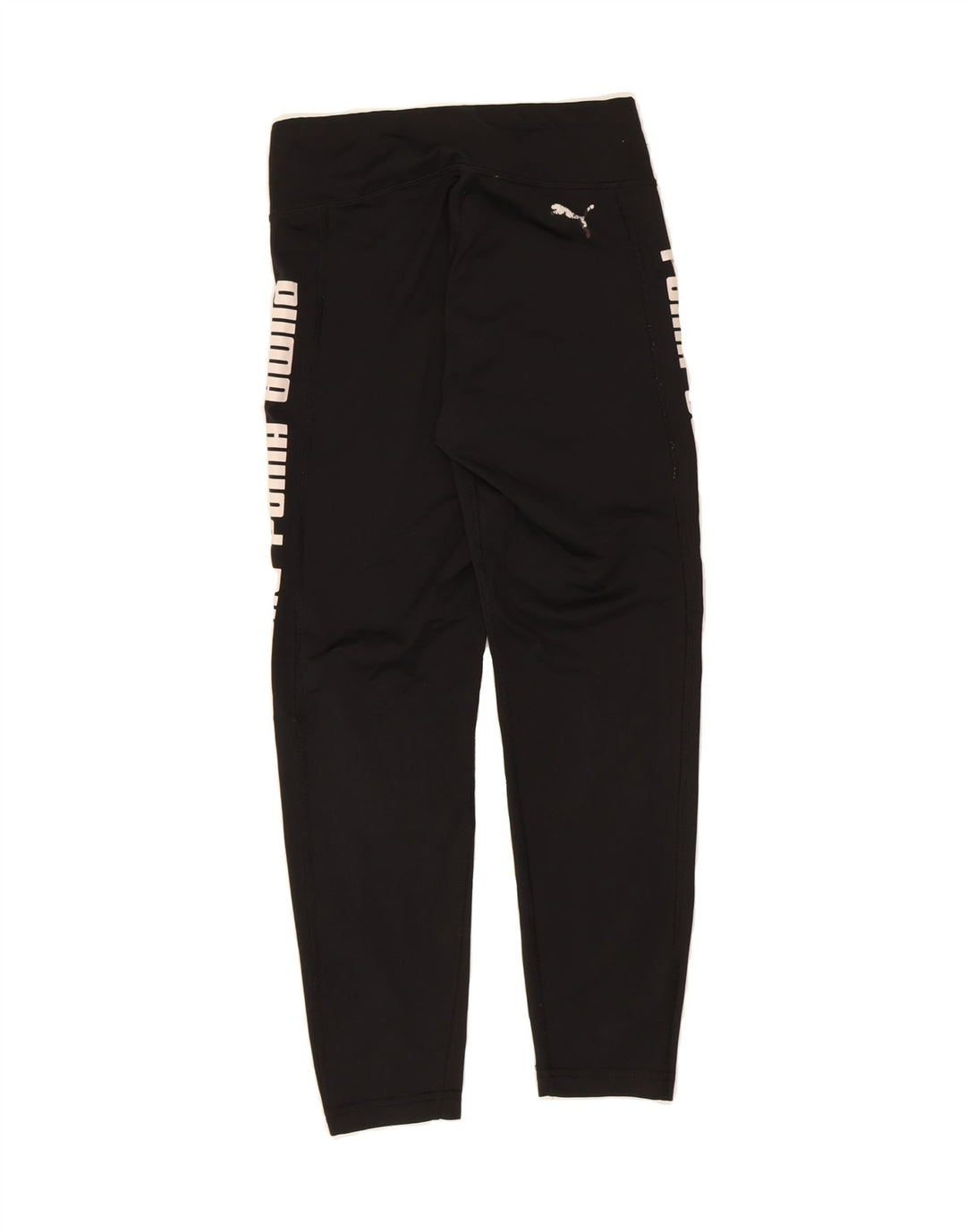 PUMA Womens Graphic Leggings UK 12 Medium  Black Vintage Puma and Second-Hand Puma from Messina Hembry 