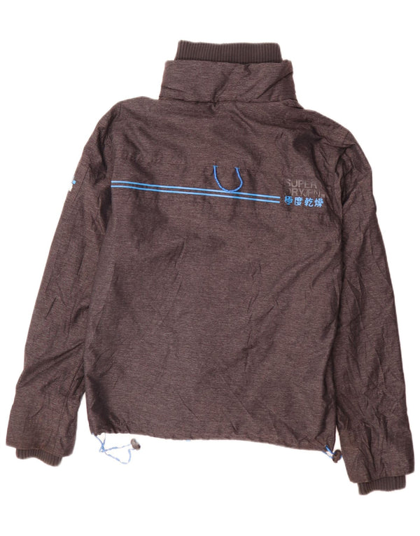 Superdry Mens Windattacker Windbreaker Jacket UK 36 Mala siva najlonska